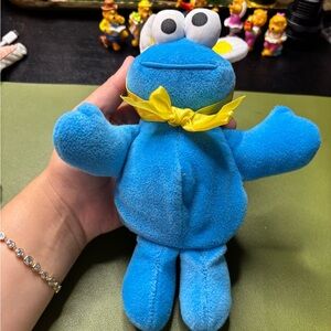 Cookie Monster bunny ears and Yellow Bow